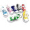 Custom Canvas Sneaker Keychain, 3" L x 1-3/8" W x 1-3/4" H, Price/piece