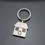 Blank House Metal Keychain, 1 5/10" L x 1 3/10" W, Price/Piece