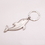 Custom Metal Dolphin Shaped Key Chain, Laser Engraved, Price/Piece