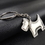 Custom Mini Puppy Metal Key Chain, Laser Engraved, Price/Piece