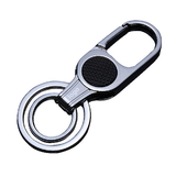 Custom Metal Key Chain W/ 2 Detachable Rings, Laser Engraved
