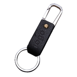 Custom Leatherette Metal Key Chain, Hot Stamping or Embossing