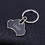 Custom Car Shaped Keychain in Polished Chrome Finish, 1.5" L x 1.65" W, Laser Engraved, Price/Piece