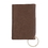 Custom PU leather Double Id Holder with Key Chain, 4-3/8" L x 3" W, Screen Printed, Price/piece
