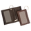 Custom PU leather Double Id Holder with Key Chain, 4-3/8" L x 3" W, Screen Printed, Price/piece