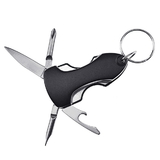 Blank 5-In-1 Key Ring Multitool with LED Flashlight