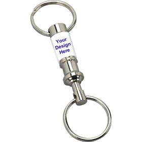 Custom Key Separator, Detachable Pull Apart Keychain