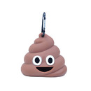 Custom Poop Bag Dispenser with Mental Clip, Poop Shaped Dispenser, Dog Walking Accessory, 3.54"H x3.14"Lx1.96"W