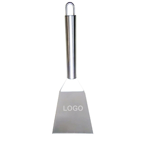 Customized Stainless Steel Spatula - Spade w/ Anti-skid Handle, 10" L x 3.35" W, Laser Engrave