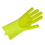 Aspire Blank Silicone Scrubber Cleaning Gloves, Heat Resistant, for Household, Dish Washing, Pet Hair Care, 14" L x 6.5" W, Price/pair