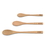 Custom Reusable 5.3"L 6.3"L 7.5"L Bamboo Spoon, Laser Engraved, Price/piece