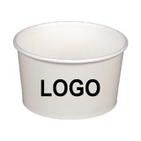 Custom 8 Oz. Ice Cream Cup, Dessert Bowls for Hot and Cold Food, 2.37