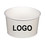 Aspire Custom 8 Oz. Ice Cream Cup, Dessert Bowls for Hot and Cold Food, 2.37" H x 3.78" D, Screen Printed