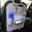 Blank Car Seat Back Multi-Pocket Hanging Holder Storage Felt Bag Organizer, 16" x 22"