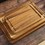 Muka Chopping board Square Simple Style for Placing and Displaying Fruit Food, Three Sizes Large Medium Small, Acacia Wood