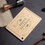 Muka Custom Bamboo Square Cutting Board, Laser Engraved, 11 x 7 7/8 Inch