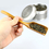 Muka Sample Bamboo Oval Spoon, Mini Wood Scoop, Bath Salt Scoop, 1" x 6.7"