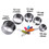 10-Piece Stainless Steel Measuring Cups and Spoons with Silicone Handle Set, Perfect for Cooking or Baking, Price/set