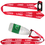 Custom Polyester Lanyard with Rectangle Bottle Holder, 3/4"W x 36"L