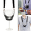 GOGO Party Time Hand Free Wine Glass Holder Necklace Neck Lanyard, Price/piece