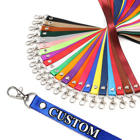Muka Custom Printing Lanyard for Office Events School Teachers Exhibition, Personalized Lanyard ID Badge Holder