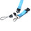 Custom 22"L x 0.6"W Nylon Lanyard Neck Strap with Buckle Swivel Lobster Claw for ID Holders ID card Exhibition Badge Holder, One Color Printing, Price/20 pcs