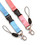 5 PCS Nylon Lanyard with Detachable Buckle 22" Neck Strap with Swivel Lobster Claw for Badges Holders Exhibition Keychain USB flash drives Name Tag Holder, Price/5 pcs