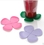 Pure Flower Clover Silicone Coaster, Drinking Cup Mat