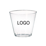 Aspire Personalized 5 OZ Clear Plastic Wine Cup, Drinking Cups, Silk Printing