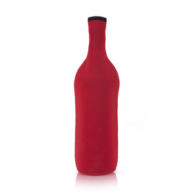 Custom Neoprene Wine Bottle Suit, Screen Printed, 12" H x 3" Diameter