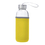 Aspire Custom Glass Water Bottle with Protective Bag, 14 oz , Silkscreen, Price/piece