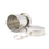 Blank Collapsible Stainless Steel Shot Glass Key Ring - 2.5oz., 2"D x 2-3/8"H, Price/Piece