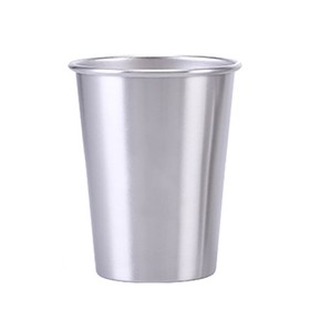 Blank 12 Oz. Stainless Steel Cup, 3.2"D x 4"H