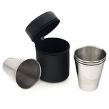 Blank 4-Pack Camping Stainless Steel Cup - 2 oz