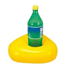 Aspire Custom Inflatable Drink Holder, 10 1/2" L x 10 1/2" W x 4 5/16" H, Silkscreen