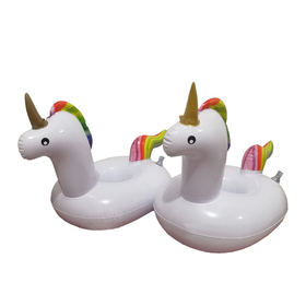 Aspire Custom Inflatable Drink Holder, Inflatable Unicorn Floating Coaster, Perfect for Pool Summer Party, Screen Printed