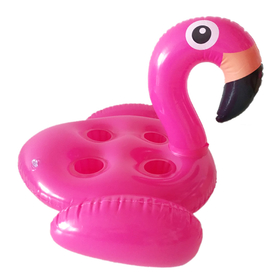 Custom Inflatable Drink Holder, Inflatable Big Flamingo Floating Coasters for Pool Party, Screen Printed