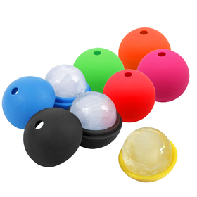 Blank Silicone Ice Tray Marker Ball Mould - 1 Oz., 3"D