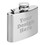 Muka Personalized 2 Ounce Stainless Steel Flask, Mini Liquor Flask, Laser Engraved