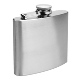 Blank Stainless Steel Pocket Flask, 5 Ounce, 3.75
