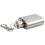 Muka Personalized 1 oz Stainless Steel Keychain Flask, Mini Liquor Flask for Women, Laser Engraved