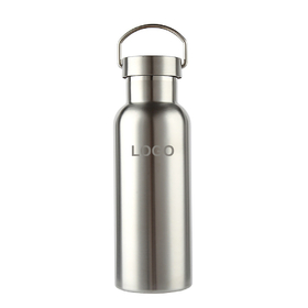 Custom 25oz. 750ml Single Walled Stainless Steel Water Bottle for Cyclists, Runners, Hikers, Laser Engraved
