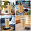Muka Custom 16 Ounce Bamboo Stainless Steel Tumbler, Silk-printing or Laser Engraved