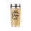Muka Custom 16 Ounce Bamboo Stainless Steel Tumbler, Silk-printing or Laser Engraved