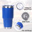 Muka Custom 30 Oz. Stainless Steel Tumbler, Vacuum Insulated with Splash Proof Lid, Color Imprinted