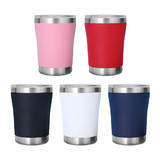 Aspire 10 Oz. Stainless Steel Tumbler with Lid, Powder Coated Insulated Coffee Mug