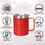Muka Laser Engraved 12 Ounce Coffee Mug With Handle and Sliding Lid, Stainless Steel Cup for Camping