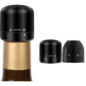 Wine Bottle Stoppers with Twist Lock, Champagne Bottle Stopper, Reusable Plastic and Silicone Wine Corks for Wine Bottles Seal Storage Keep Fresh - Wine Accessories Gifts