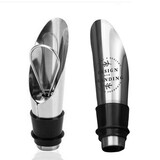 Muka Custom Wine Pourers and Stoppers Tapered Design, Keep Wine Fresh, Pour Drip-free Wine Accessories for Gift, Laser Engraved, 15/16 x 2 15/16 Inch