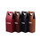 Custom PU Leatherette Double-Bottle Wine Bag, 17" H x 7 1/2" W x 3 1/2" D, Price/each